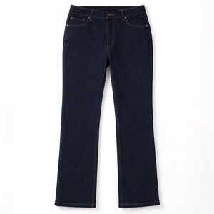 Jones New York Signature Women’s Jeans 12P | High Rise Straight Leg Dark Wash